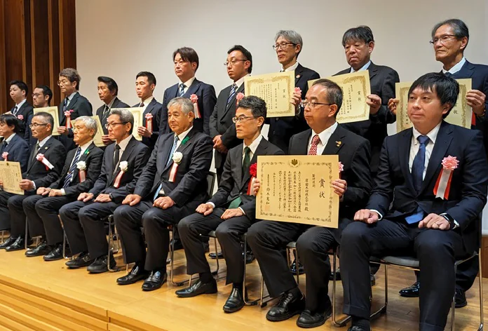 日本製材技術賞 受賞式の様子